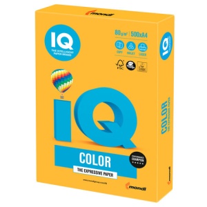 Бумага А4 80г IQ Color неон оранжевый 500л уп5 