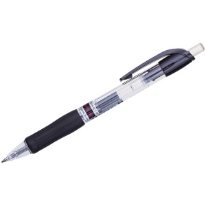 Ручка гелевая автоматическая Crown "CEO Jell" черная, 0,7мм